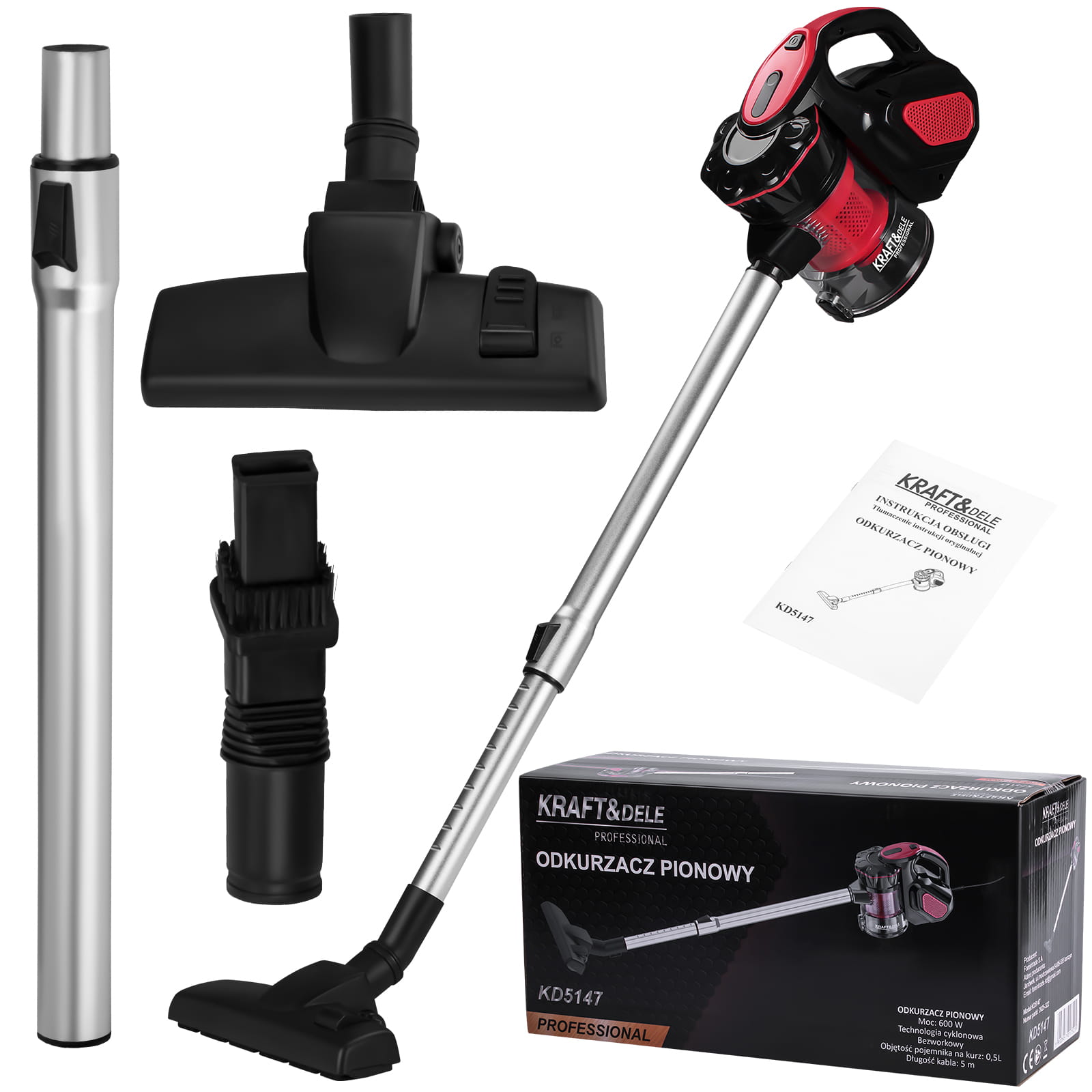 VERTIKAALNE TOLMUIMEJA 600W 0.5L KD5147