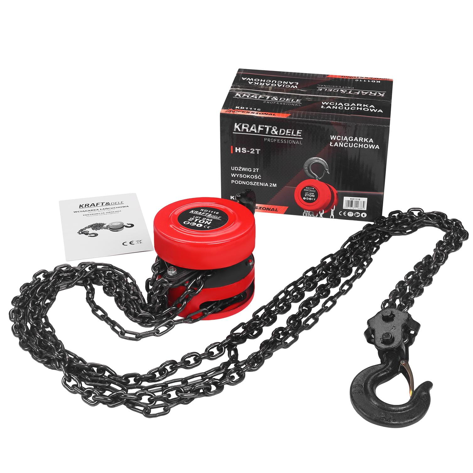 Workshop chain hoist 2T KD1116