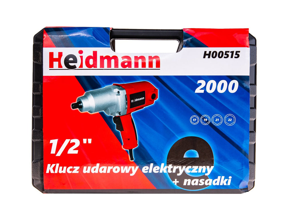 Electric wrench 1/2, Type H, with 2 sockets