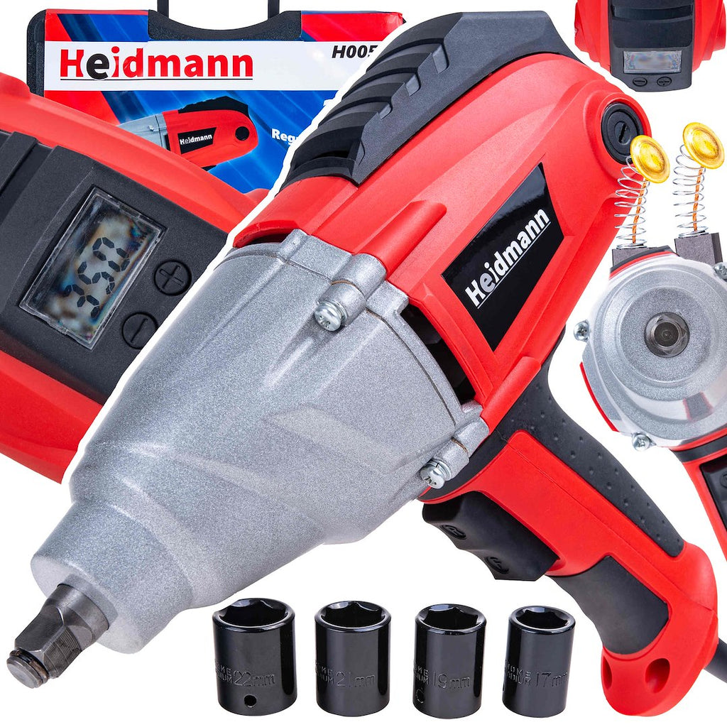 Electric impact wrench with electronic meter, type H(4)