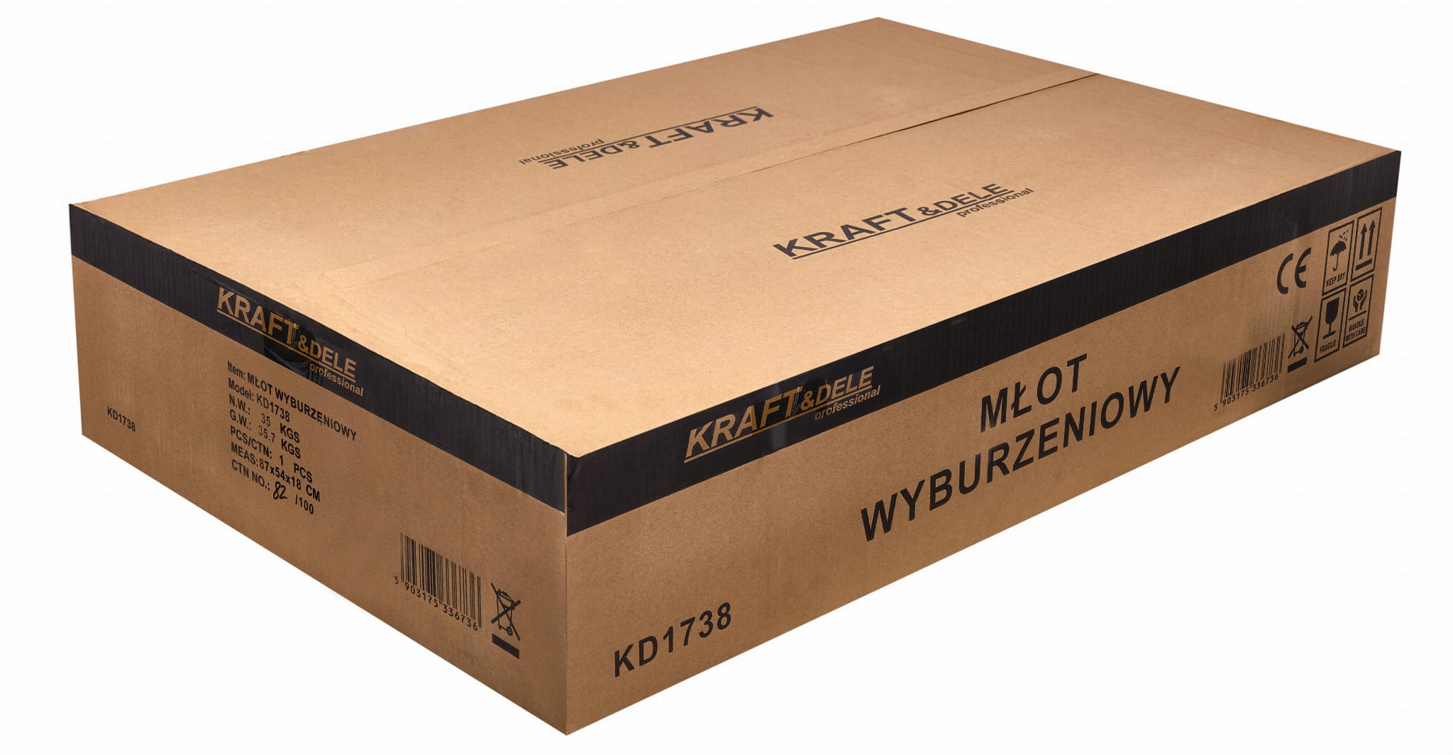 Lammutushaamer 3200W KD1738 + kohver