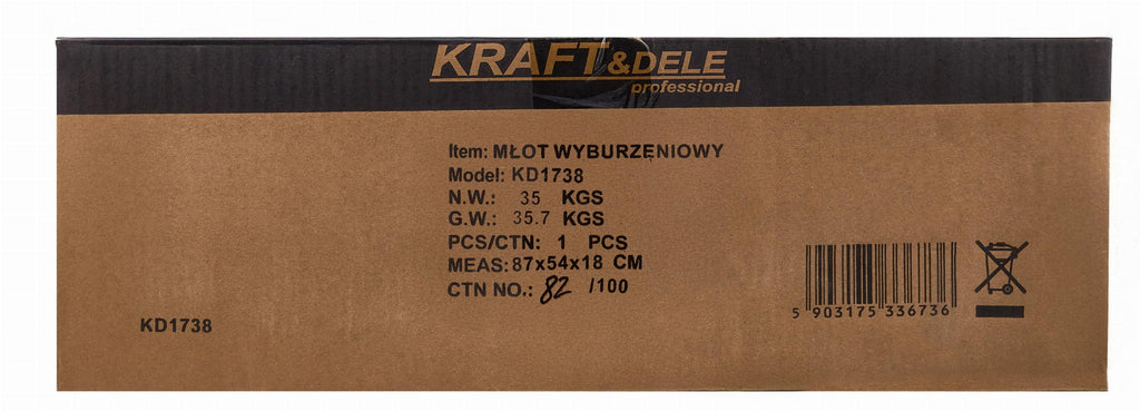 Lammutushaamer 3200W KD1738 + kohver