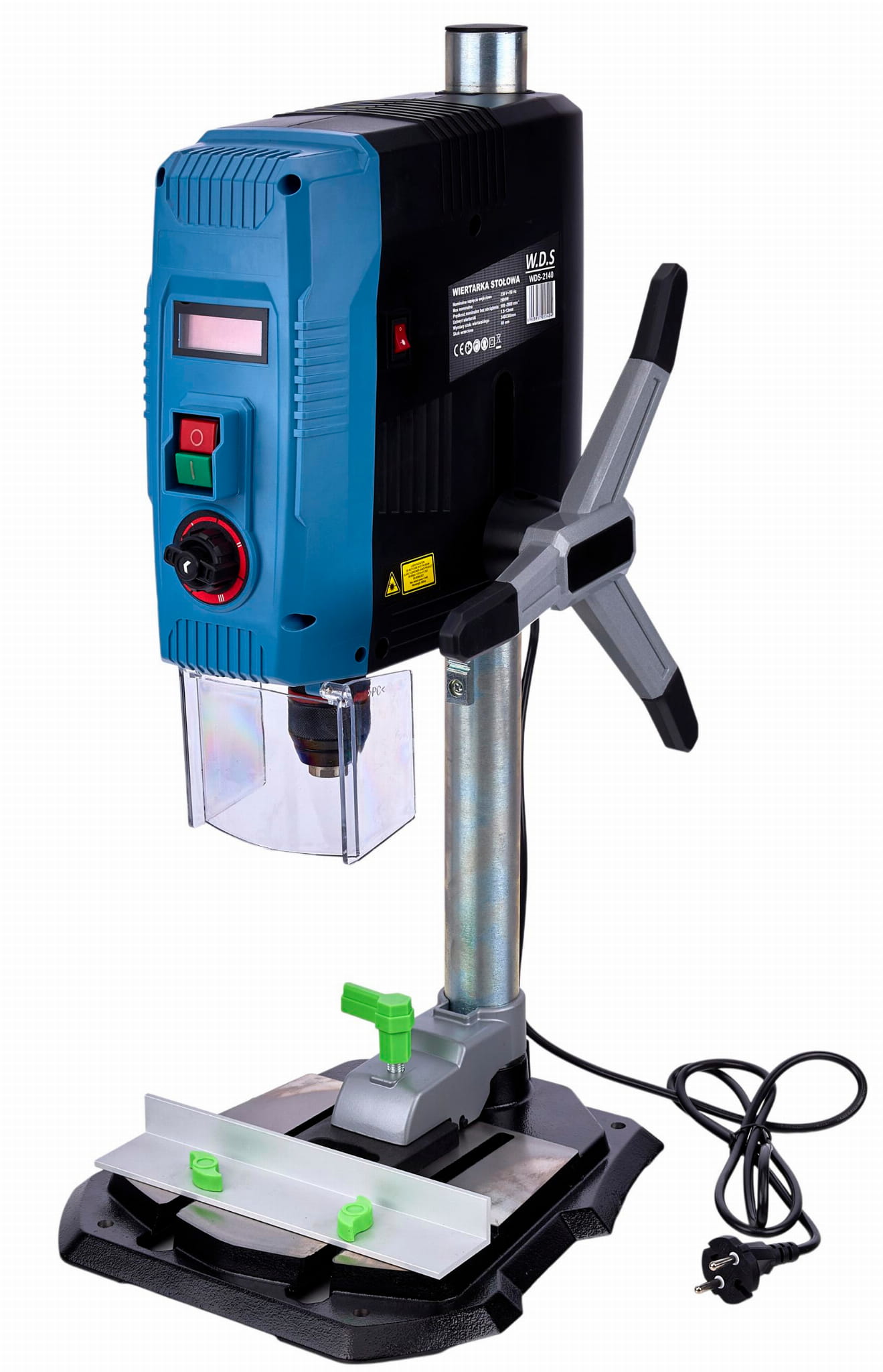 2000 W 13 mm LCD-ekraaniga pingipuurmasin WDS2140