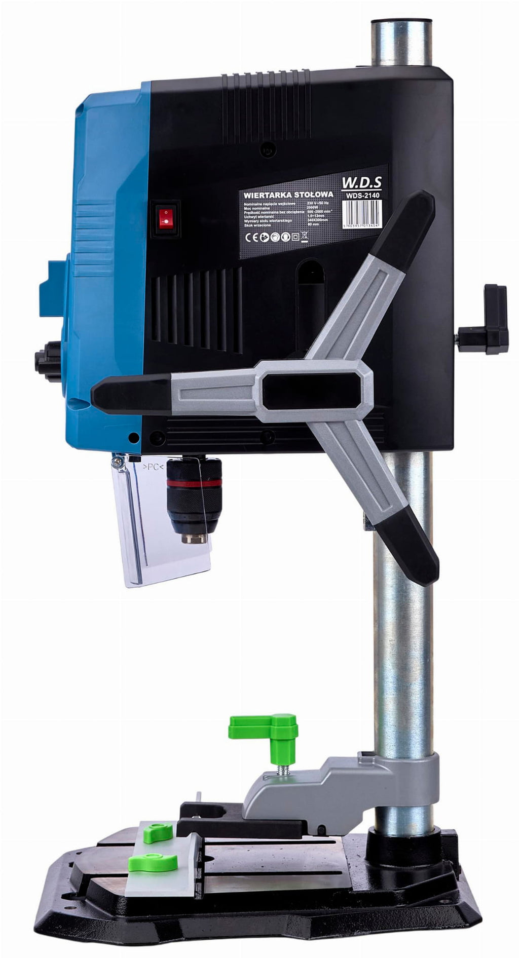 2000 W 13 mm LCD-ekraaniga pingipuurmasin WDS2140