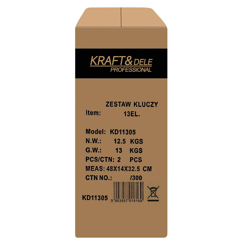 COMBINATION RATCHET WRENCHES 13pcs 8-32mm KD11305 (E2)