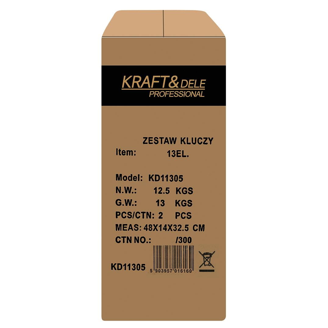 COMBINATION RATCHET WRENCHES 13pcs 8-32mm KD11305 (E2)