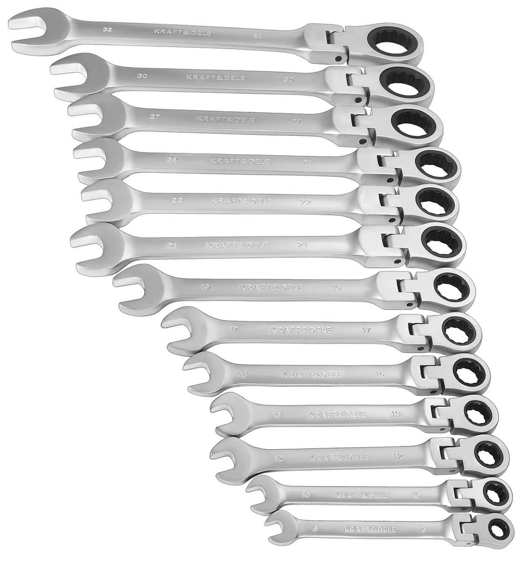COMBINATION RATCHET WRENCHES 13pcs 8-32mm KD11305 (E2)