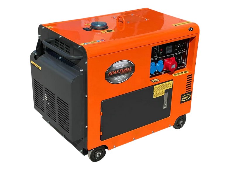 Diesel Generator 7000W 12/230/380V +ATS KD121