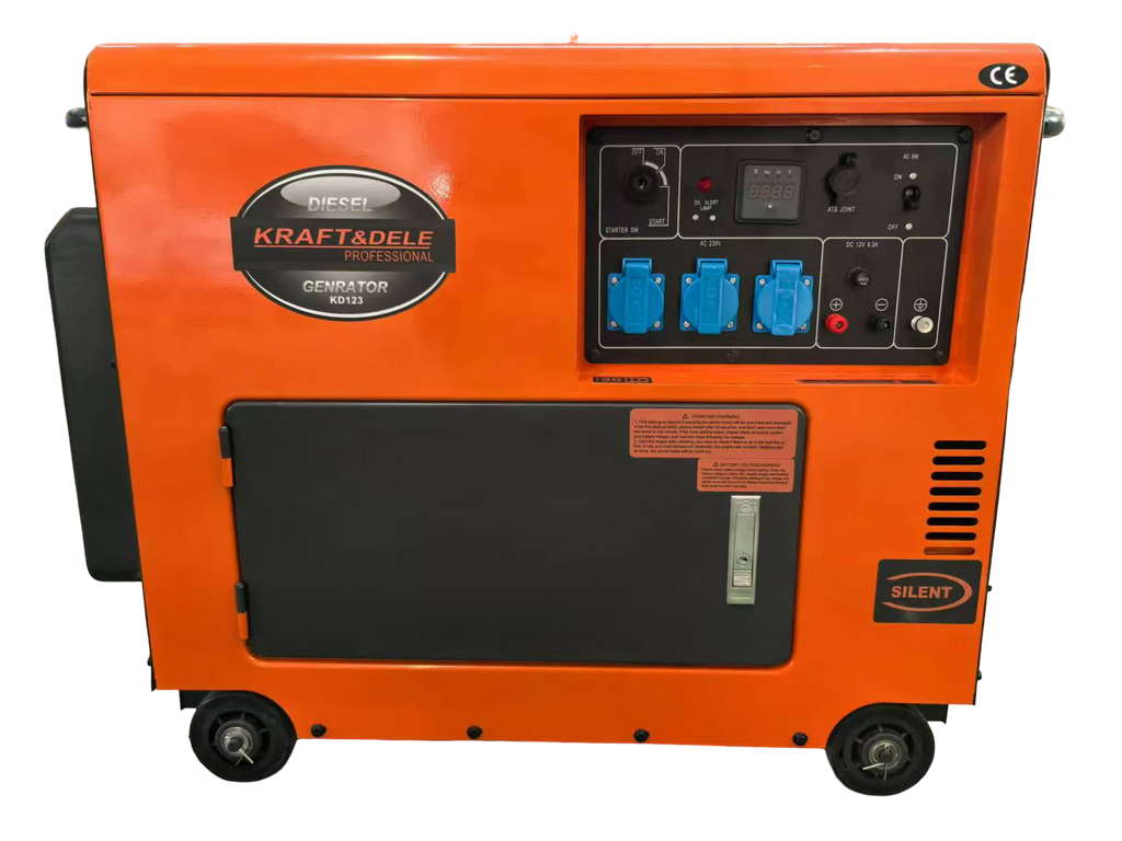 Diesel Generator 7000W + ATS 12/230V KD123