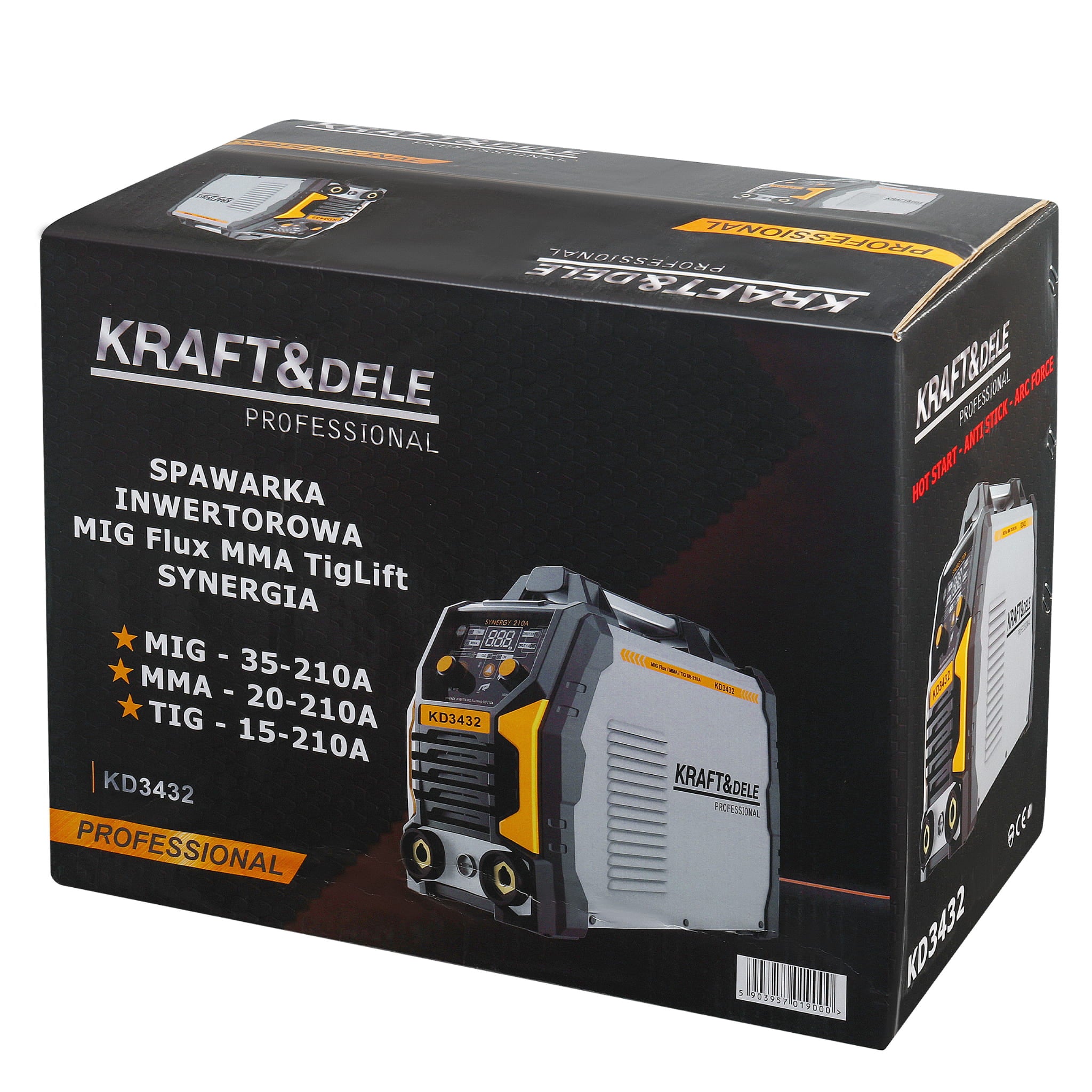 INVERTER WELDER MIG Flux MMA TigLift KD3432 (C39)
