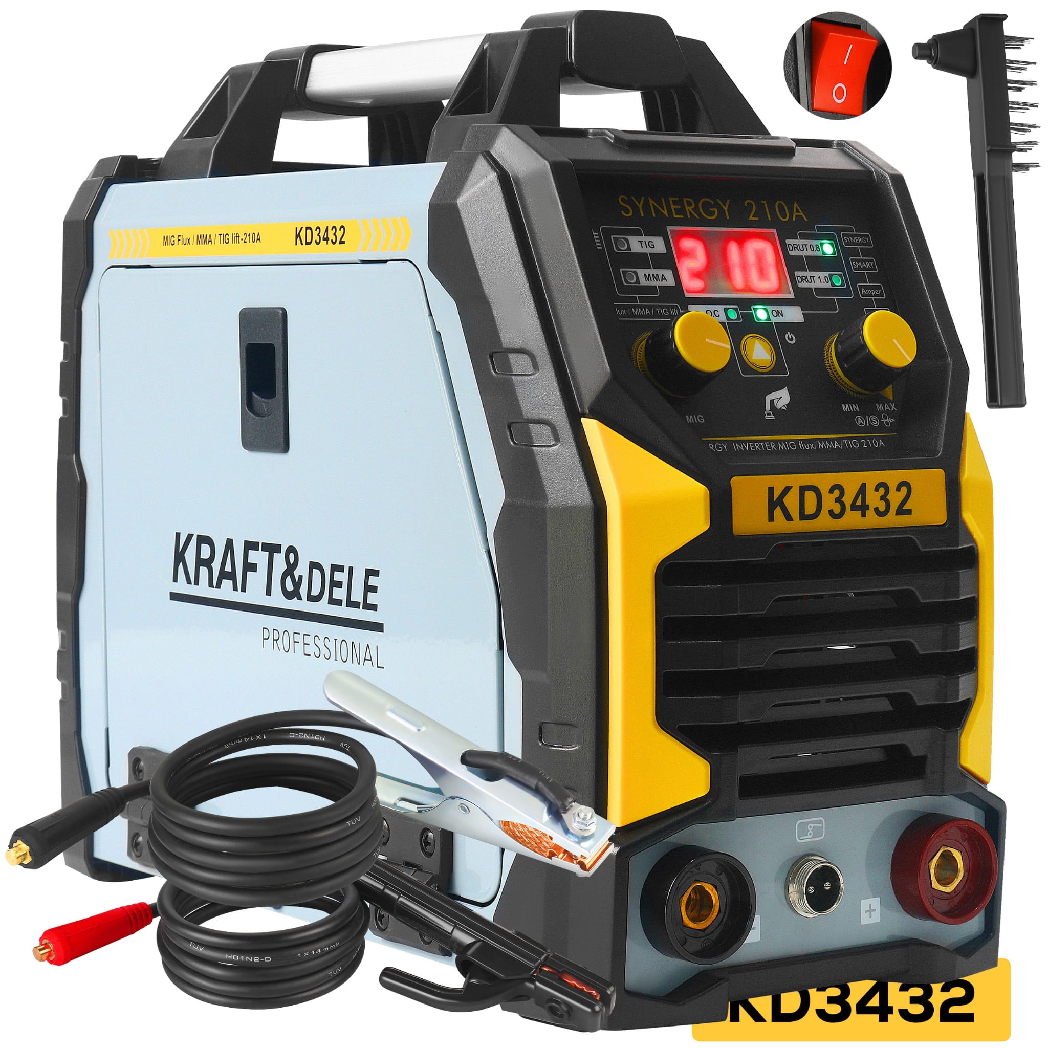 INVERTER WELDER MIG Flux MMA TigLift KD3432 (C39)