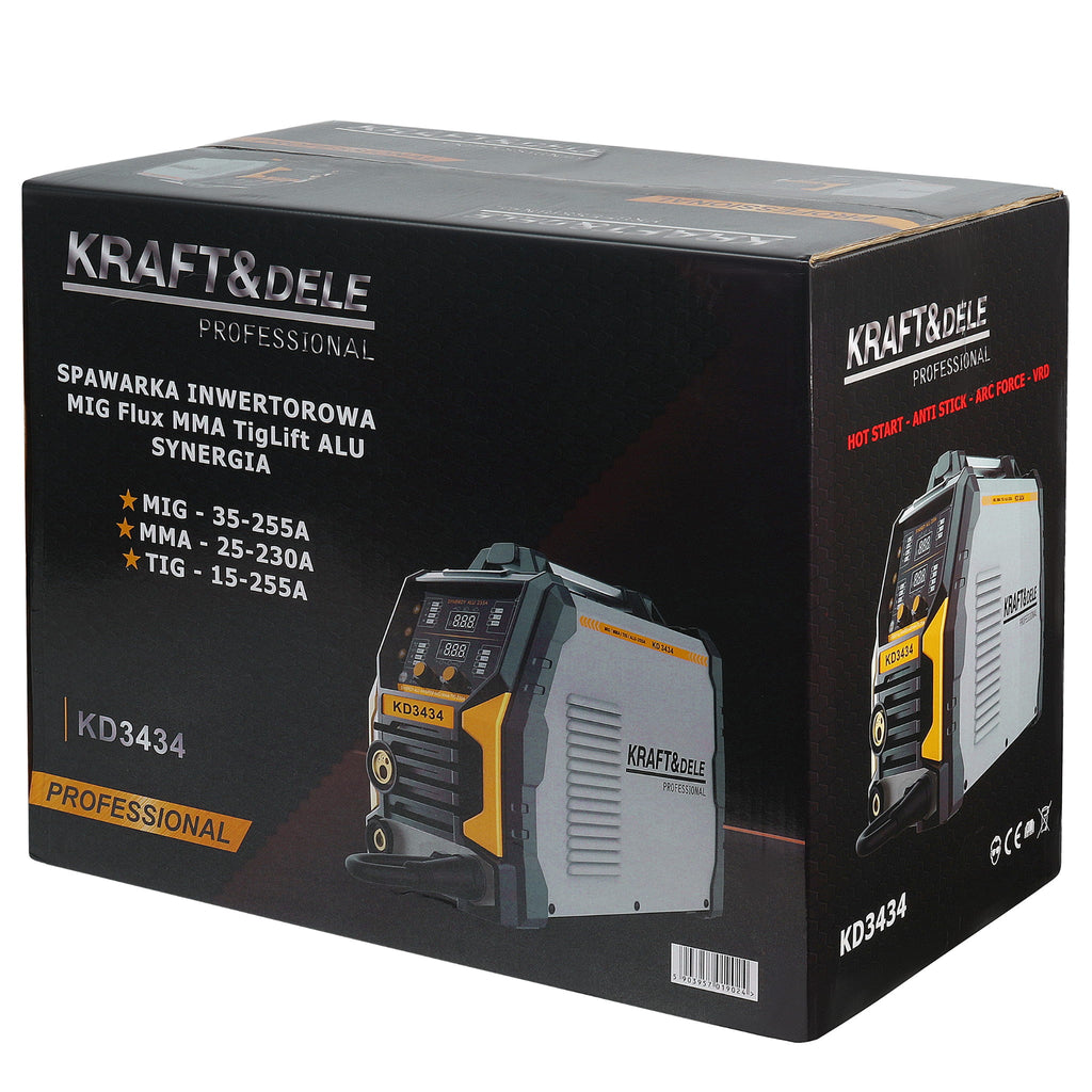 Inverter welder MIG Flux MMA TigLift SYNERGIA KD3434