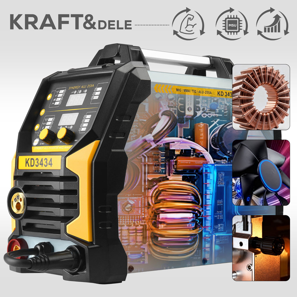Inverter welder MIG Flux MMA TigLift SYNERGIA KD3434