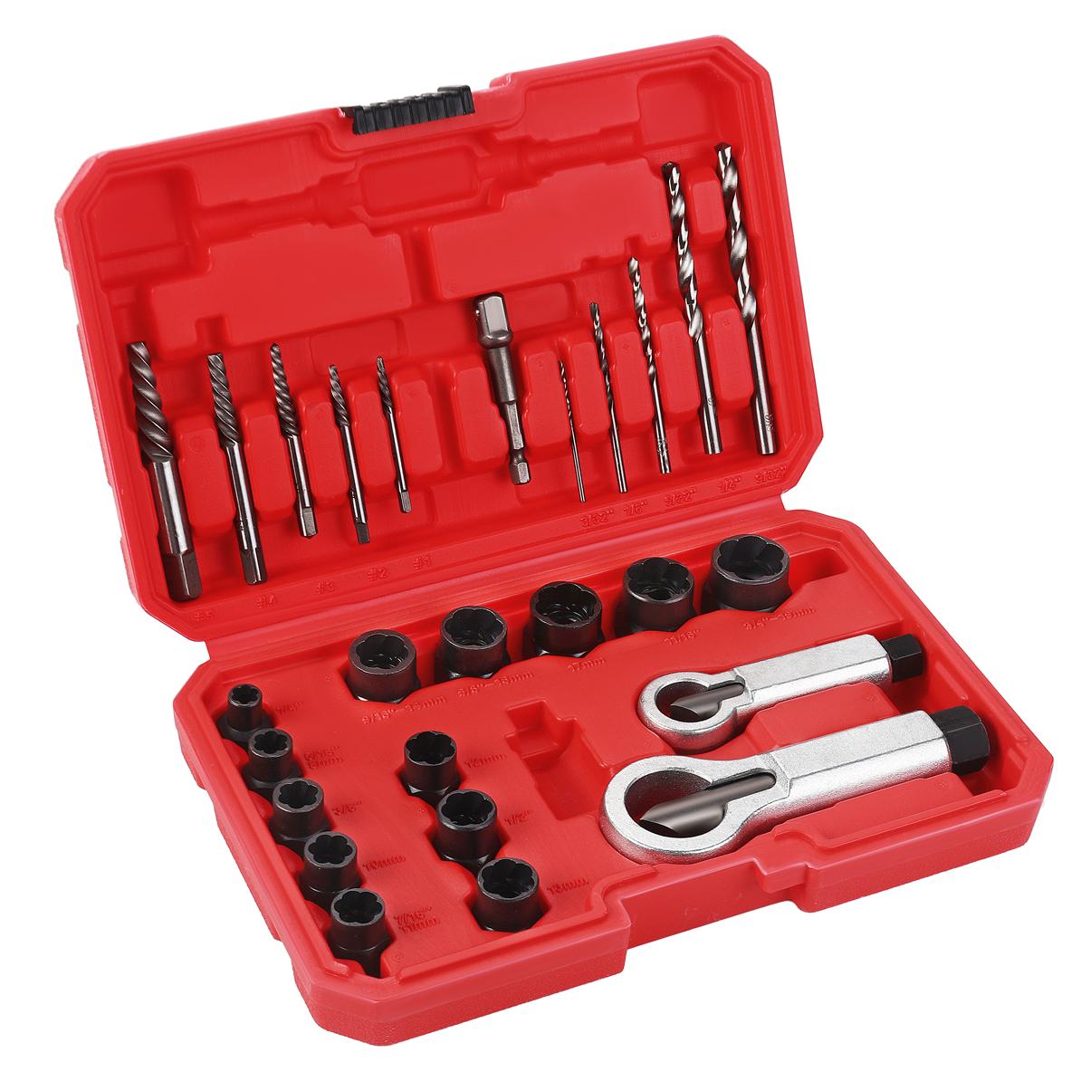 SCREW EXTRACTORS FOR STRIPPED SCREWS 26 PCS KD5988