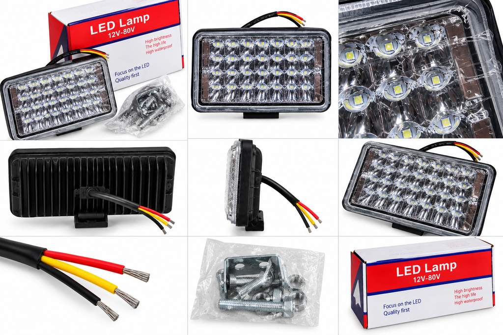 96 W LED-töövalgusti sõidukitele ja masinatele N1306