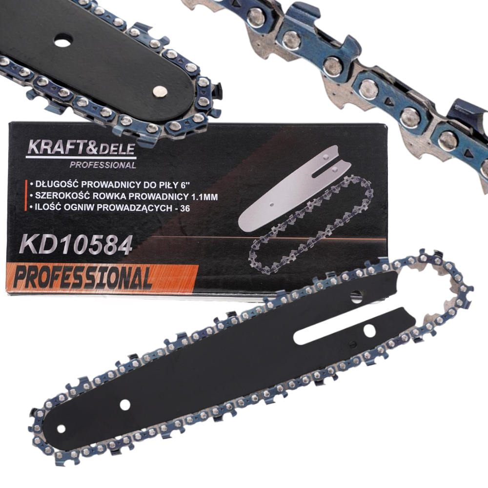 GUIDE BAR AND CHAIN FOR 6" SAW KD10584 (F18)