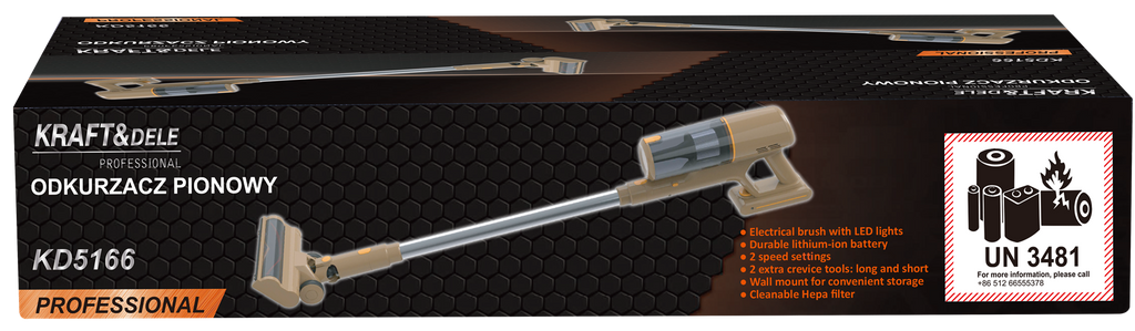 Püstine tolmuimeja 25.2V 2500mAh KD5166