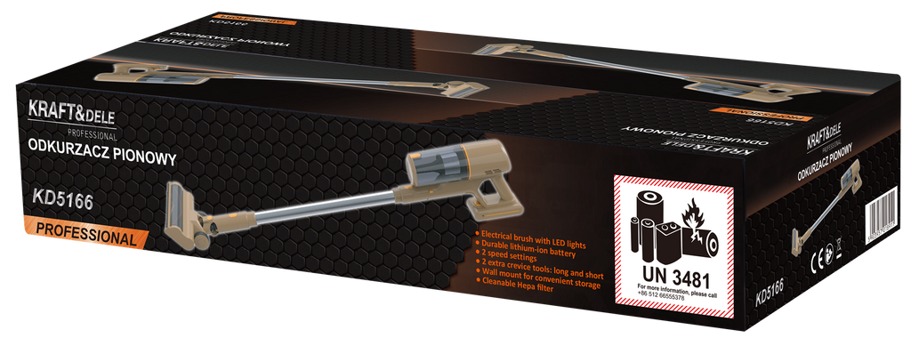 Püstine tolmuimeja 25.2V 2500mAh KD5166