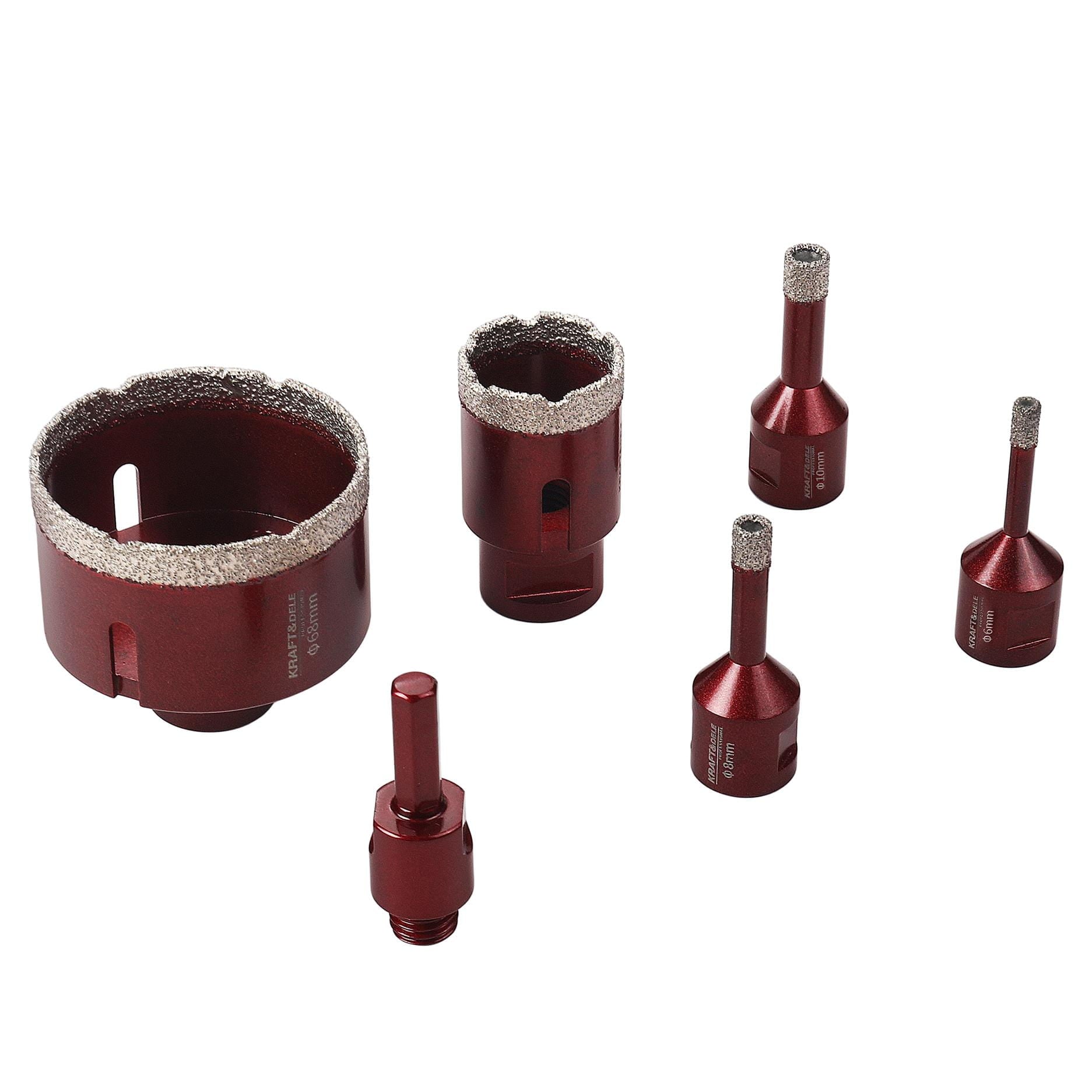 SET. DIAMOND HOLE SAWS 6PCS. 6-68mm KD5953