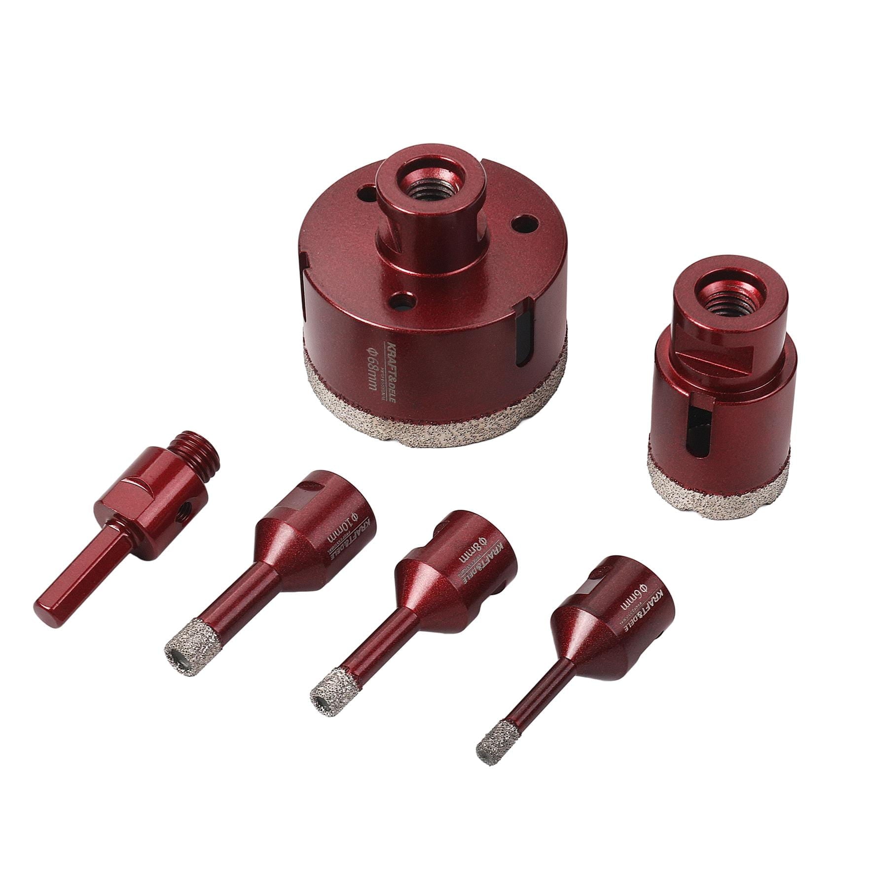 SET. DIAMOND HOLE SAWS 6PCS. 6-68mm KD5953