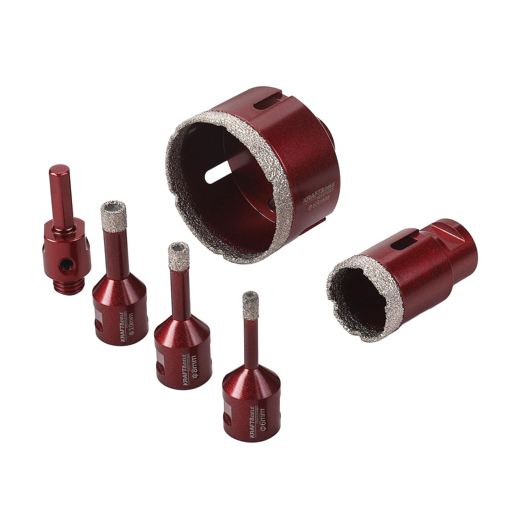 SET. DIAMOND HOLE SAWS 6PCS. 6-68mm KD5953
