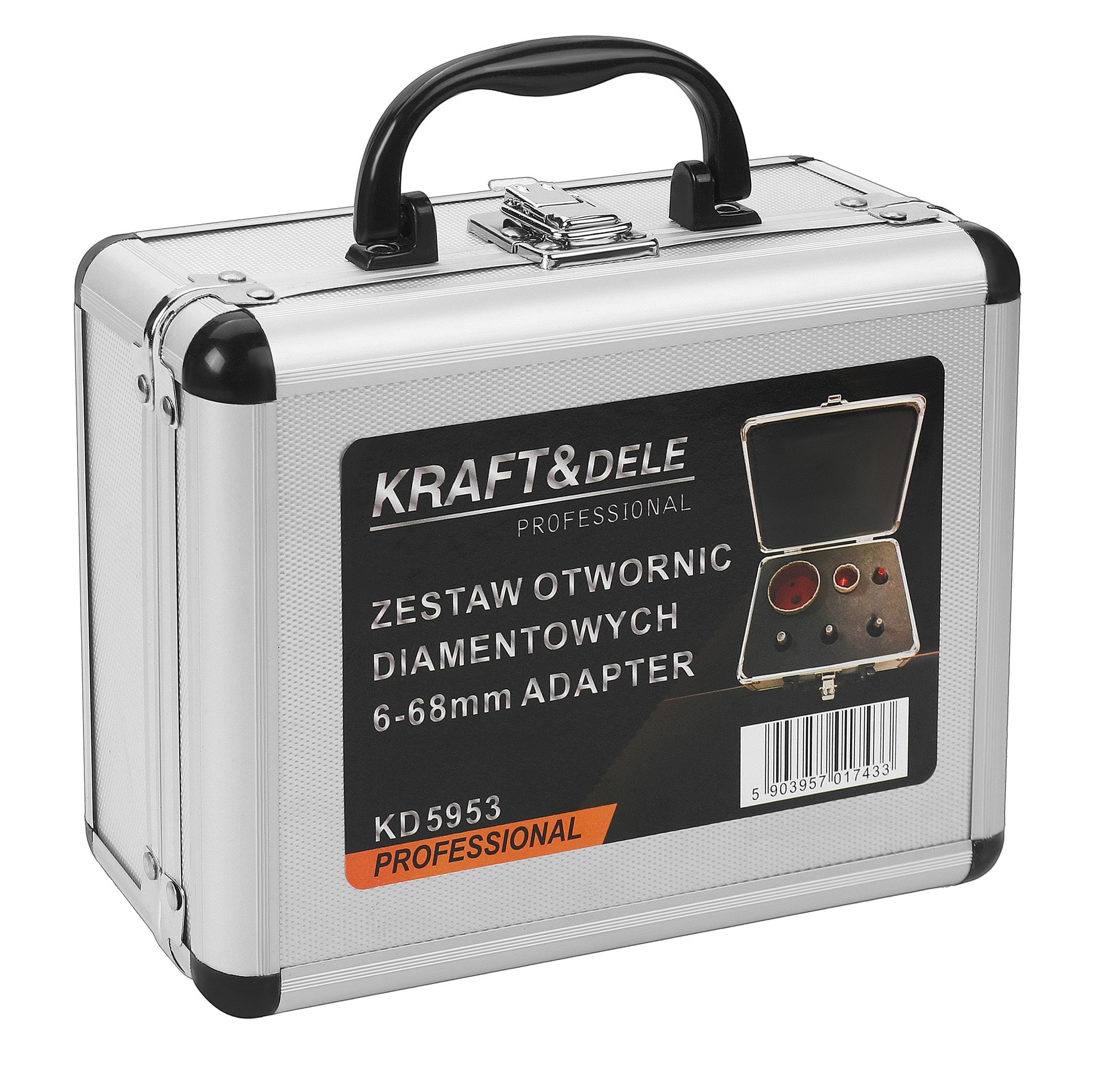 SET. DIAMOND HOLE SAWS 6PCS. 6-68mm KD5953