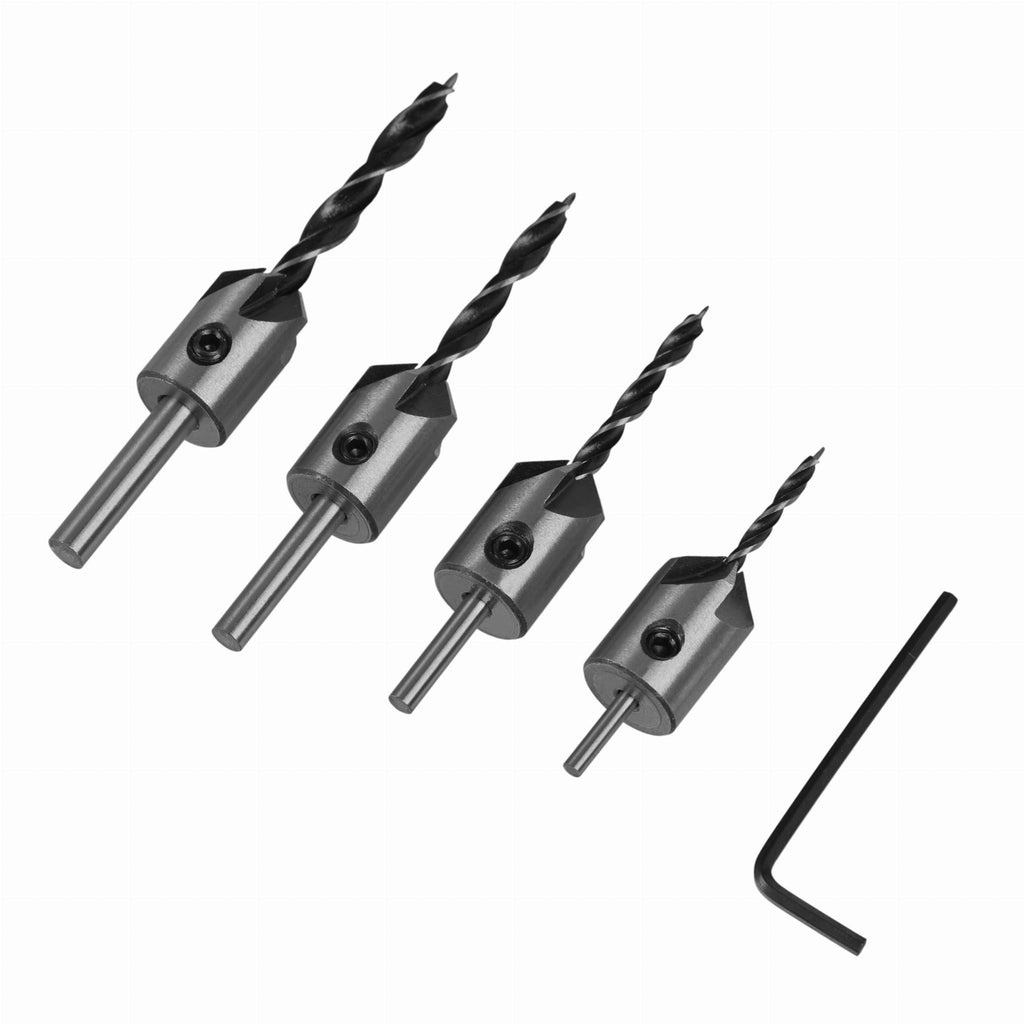Wood drill bits with adjustable countersink KD10559