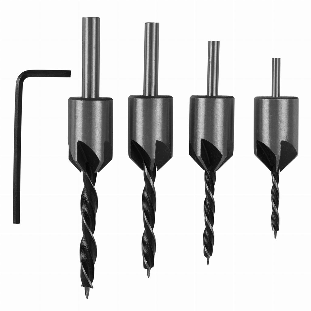 Wood drill bits with adjustable countersink KD10559