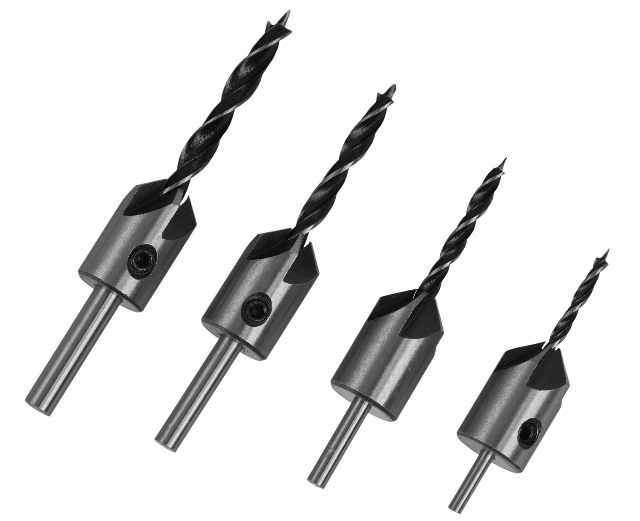 Wood drill bits with adjustable countersink KD10559