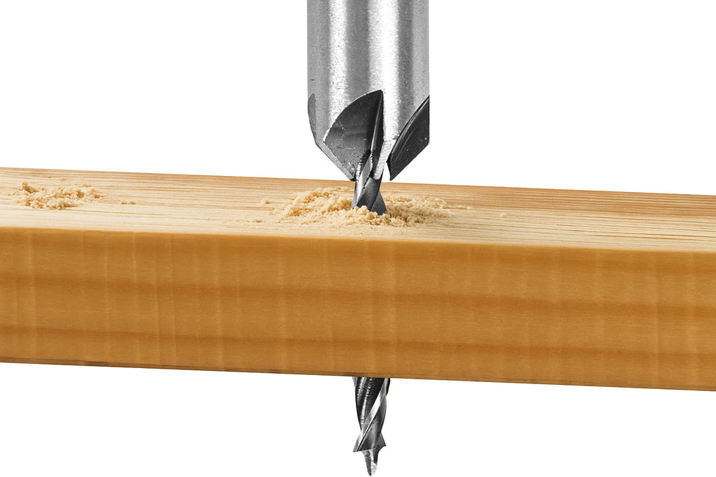 Wood drill bits with adjustable countersink KD10559