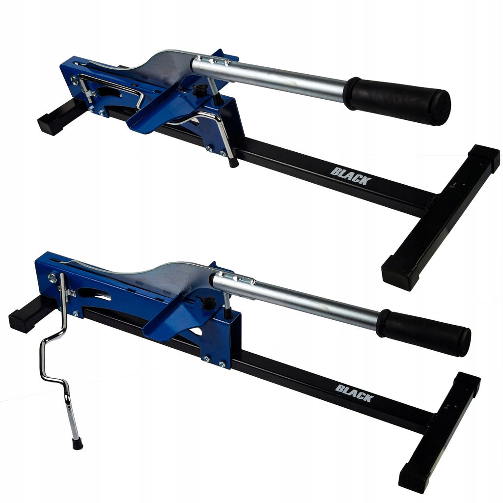 Professional Black Laminated Floor Panel Cutting Guillotine