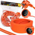 Black Electrical Extension Cord 50m 3x1.5mm IP20 (C26)