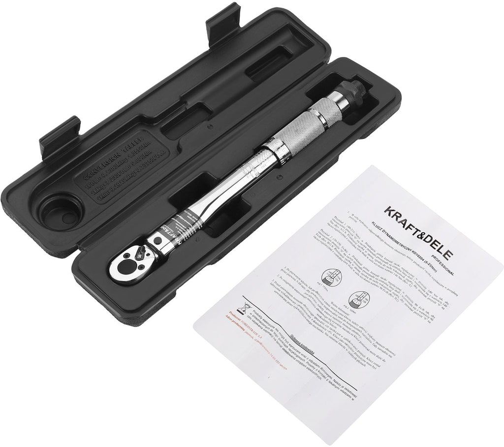 Torque wrench 1/4" 5-25Nm KD10204