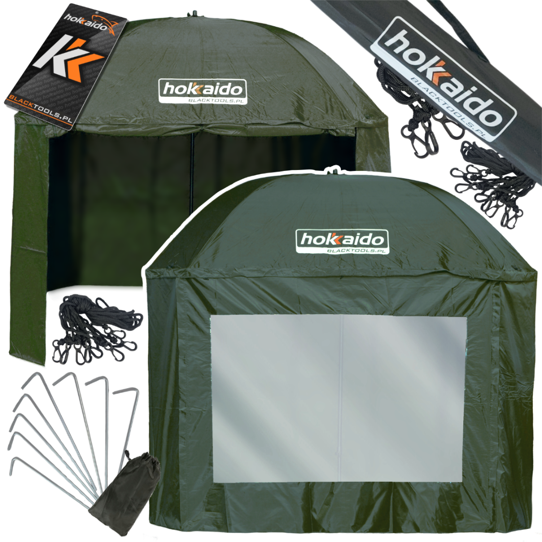 Hokkaido suur kalastustelk vihmavari 300cm ruudukujuline