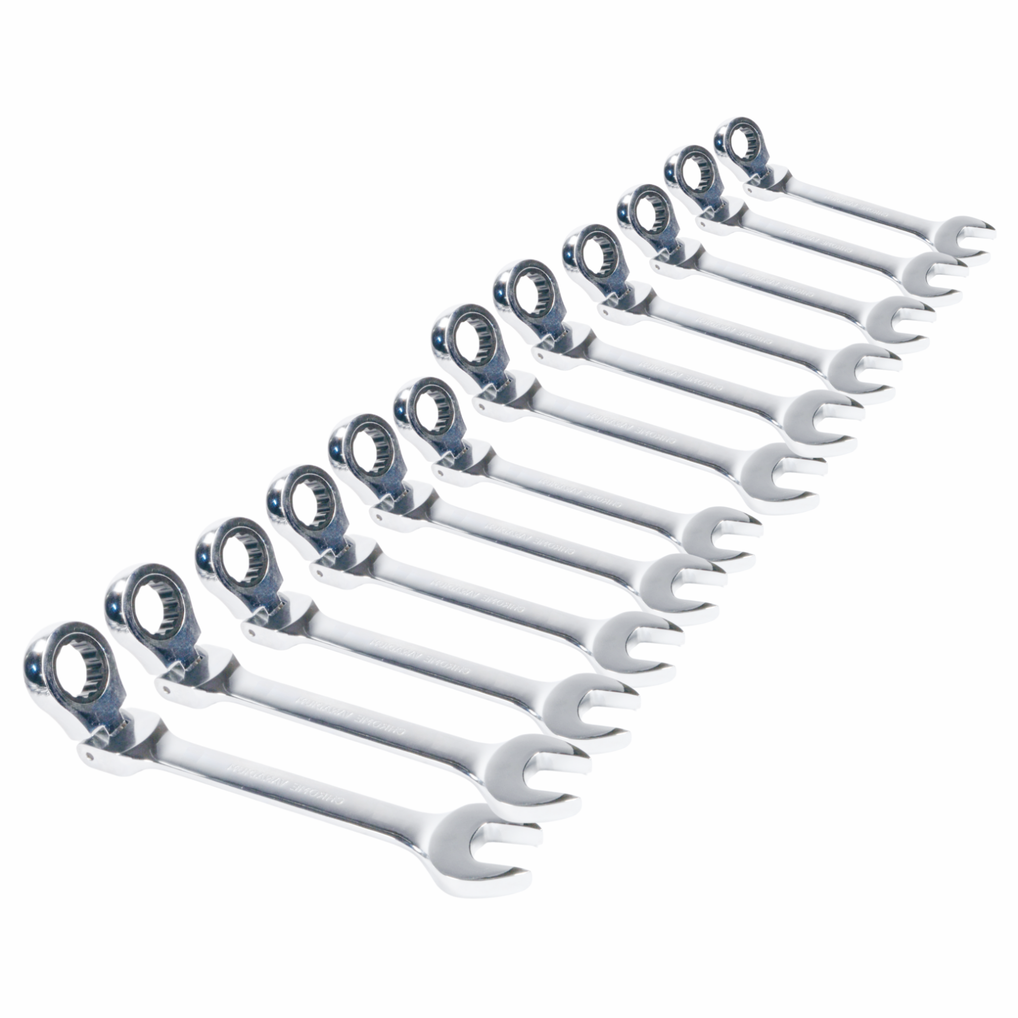 12-osaline rätsel-kombinatsioonvõtmete komplekt 8-19mm Black koos karbiga