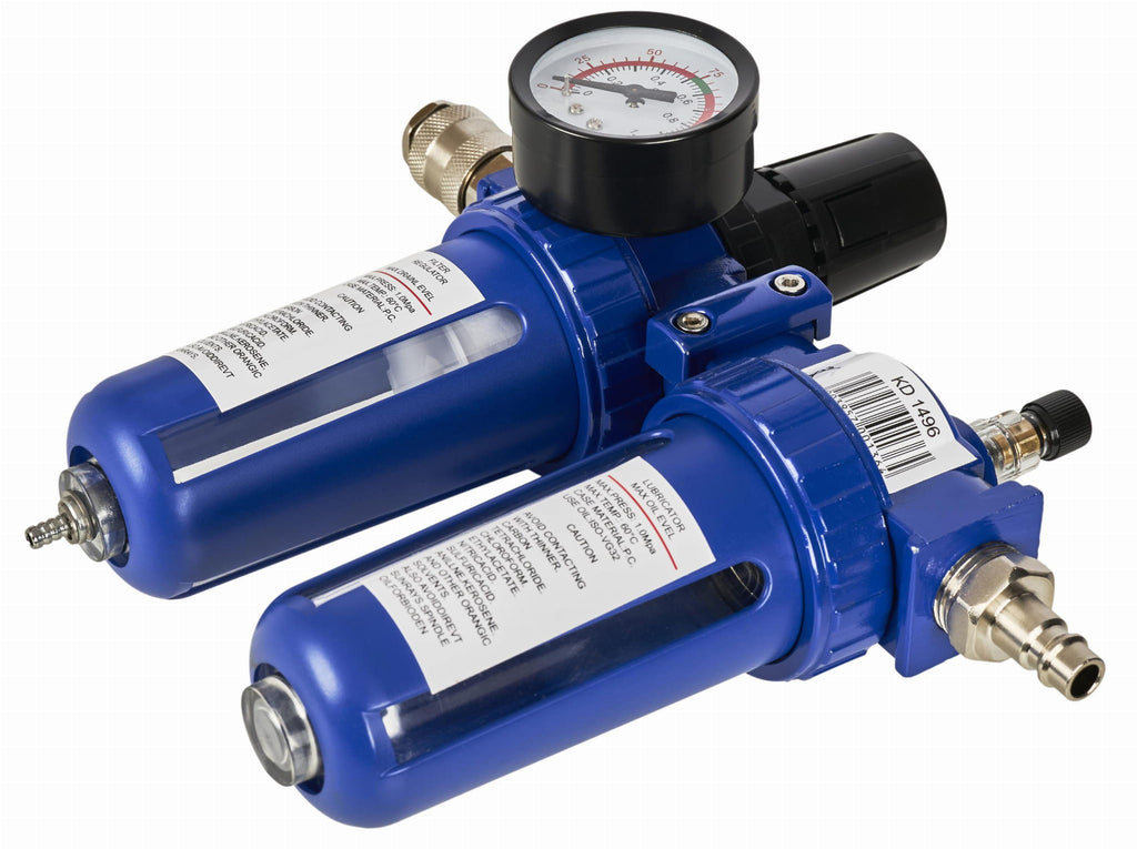 Pressure reducer with drain and lubricator 1/2" KD1496