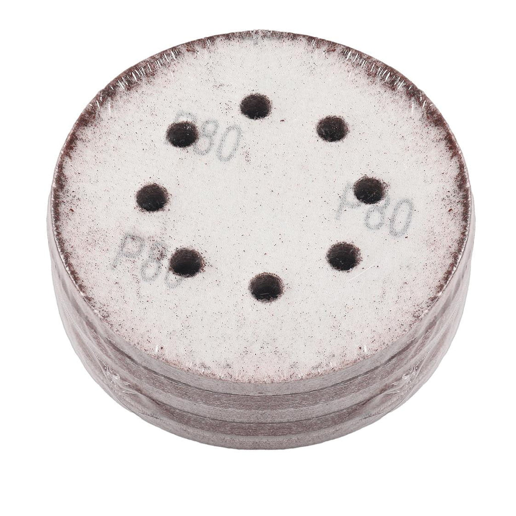 Abrasiiivpaber 50 tk. ketas 125mm P80 takjakinnitusega KD11809