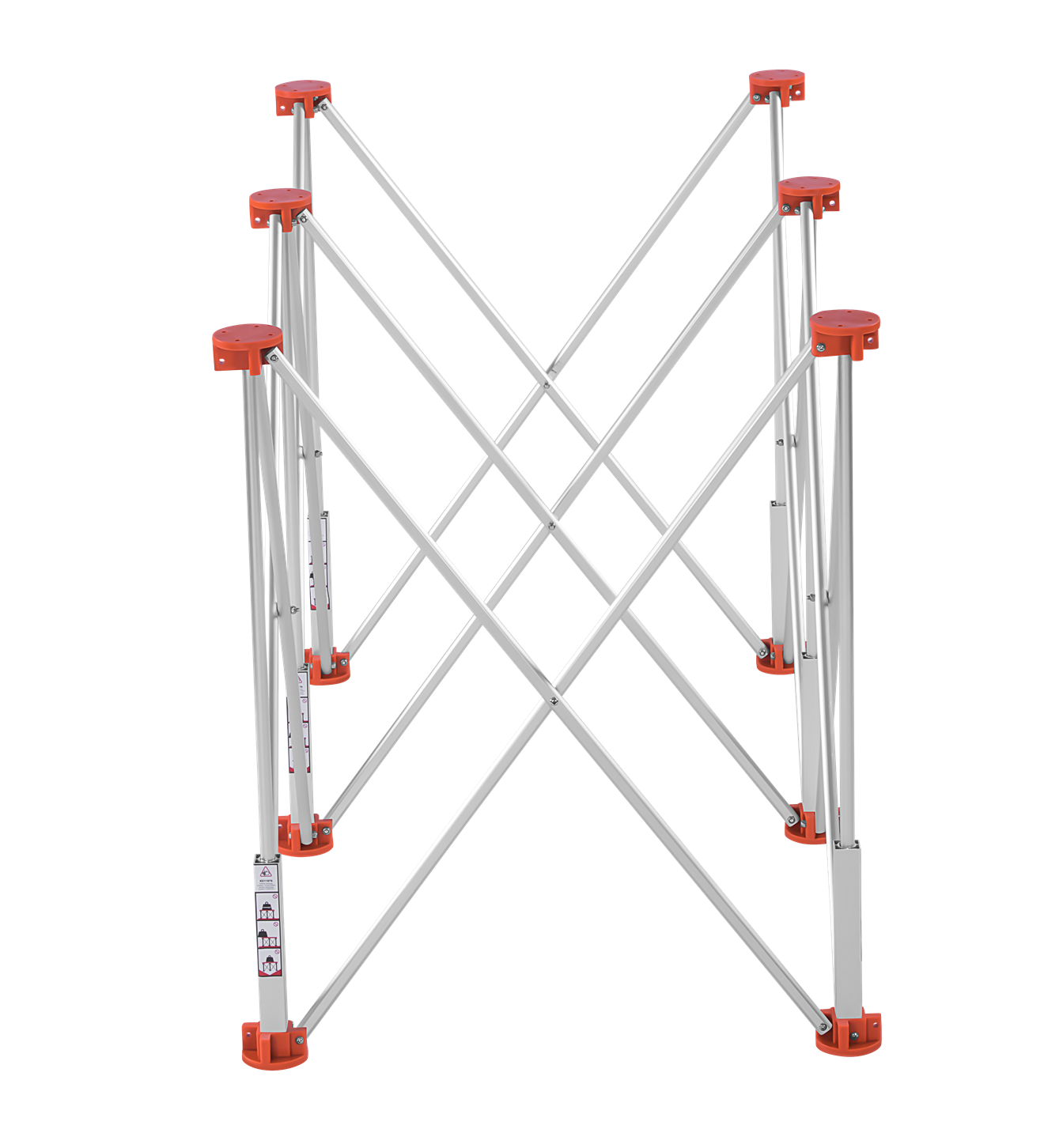 TILING TABLE 6 LEGS 115x60x75cm KD11979