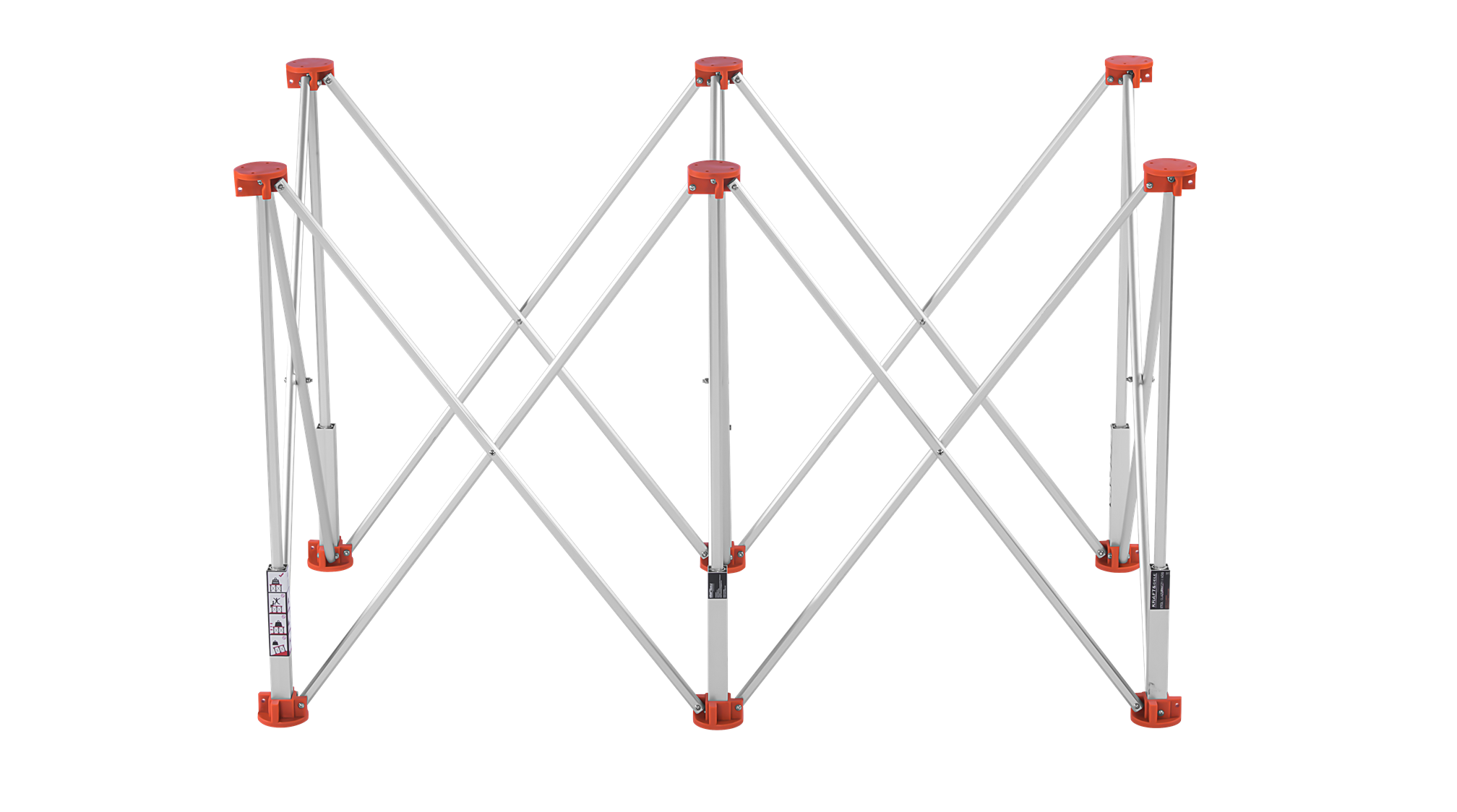 TILING TABLE 6 LEGS 115x60x75cm KD11979
