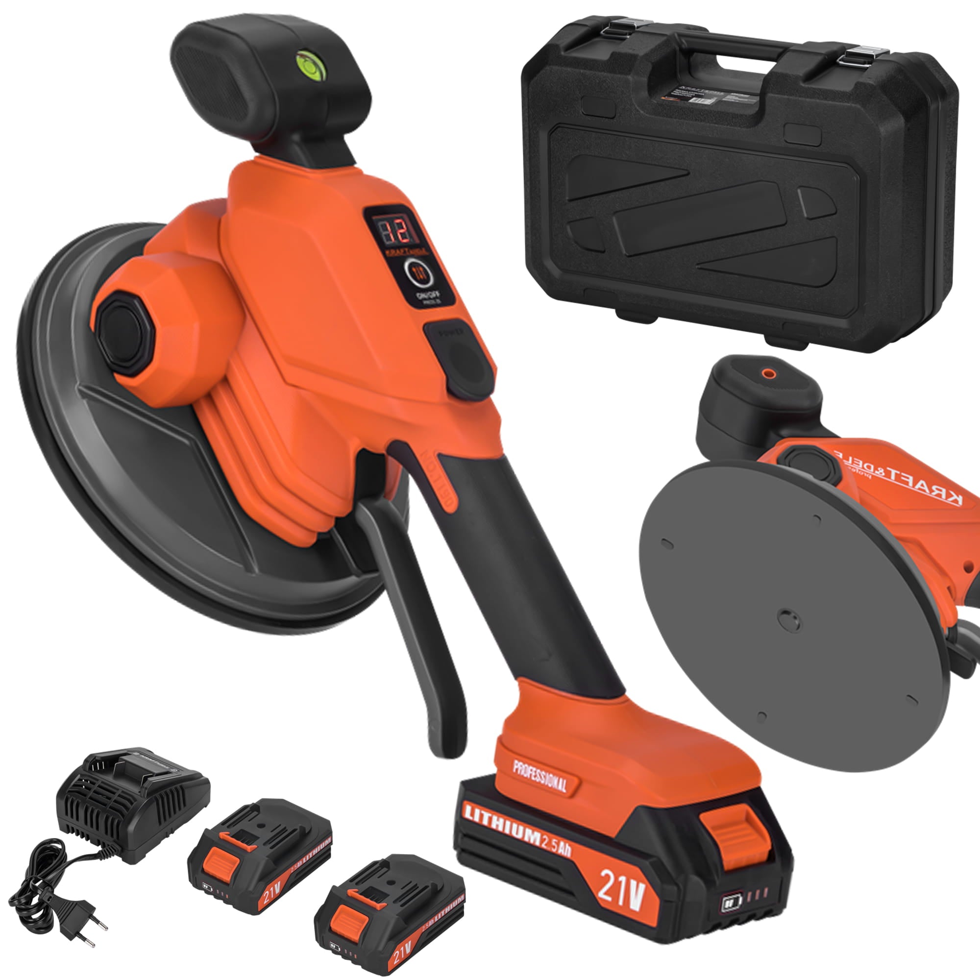 VIBRATING BATTERY SUCTION CUP 190MM 21V KD11967