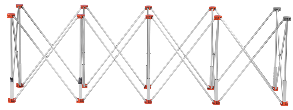 Tiling table with 10 legs 222x60x75cm KD11981