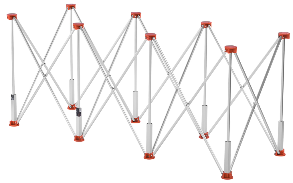 Tiling table 8 legs 170x60x75cm KD11980