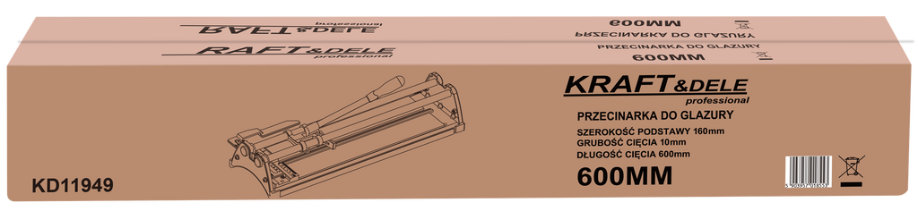 Professional tile cutter 600mm KD11949