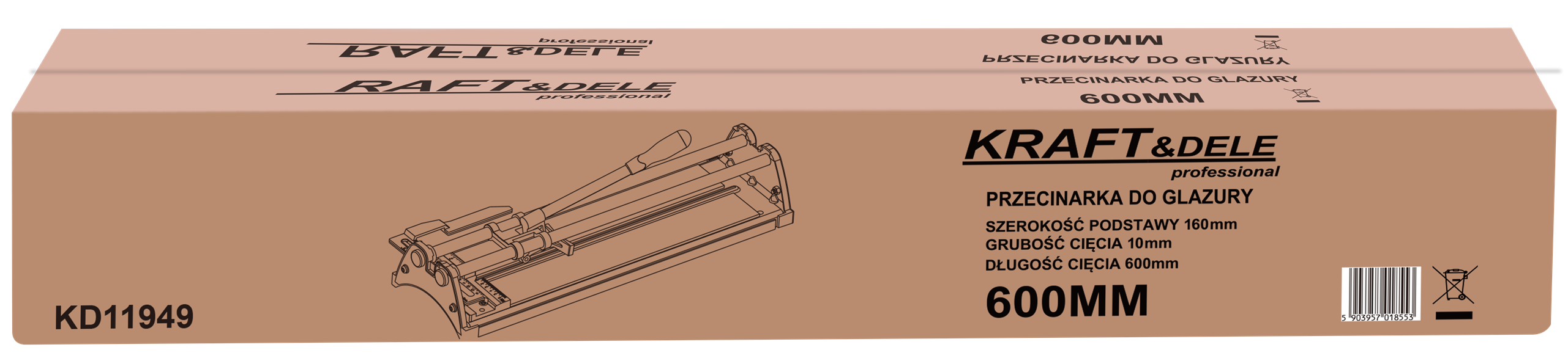 Professional tile cutter 600mm KD11949