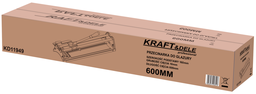 Professional tile cutter 600mm KD11949