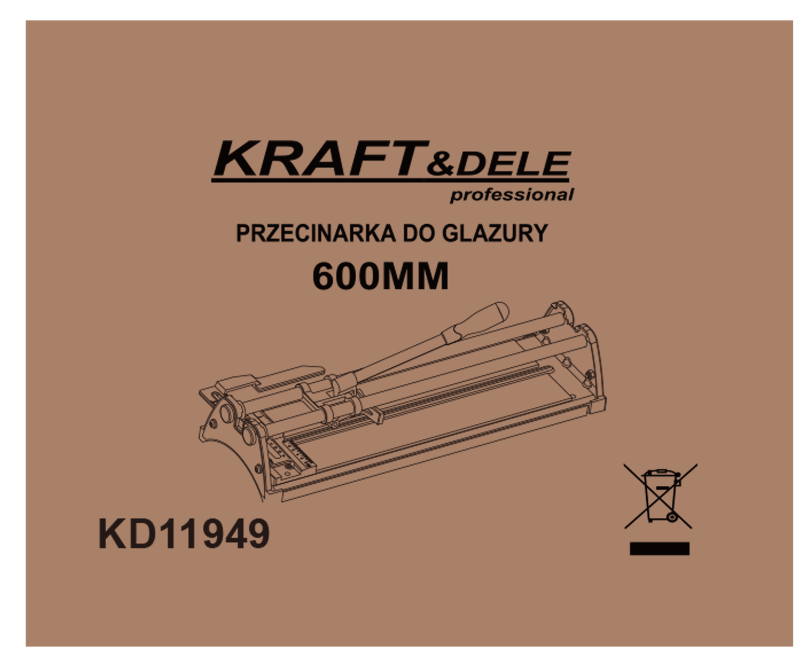 Professional tile cutter 600mm KD11949