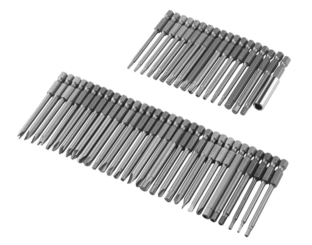 Pikkade löökotsikute komplekt kruvikeerajale 75mm + 50tk hoidik. KD11865