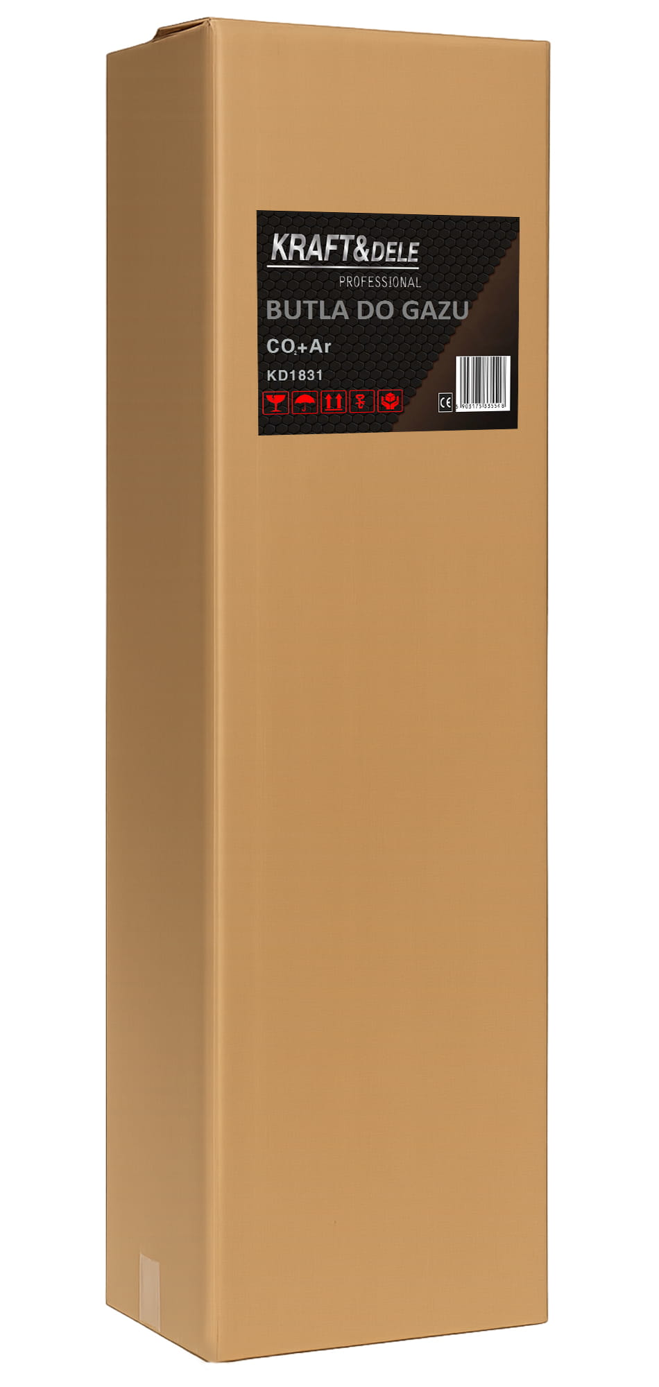 Empty AR CO2 Gas Cylinder 8L KD1831