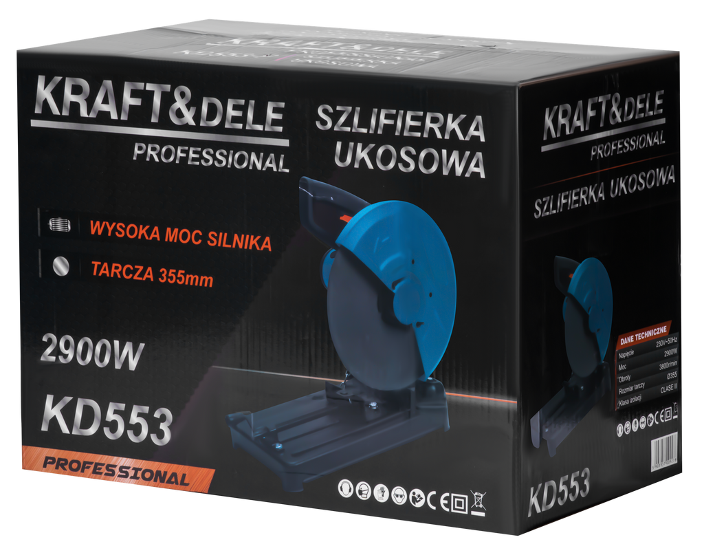 KRAFT&DELE metallilõikesaag 2900 W 230 V KD553 (E14)