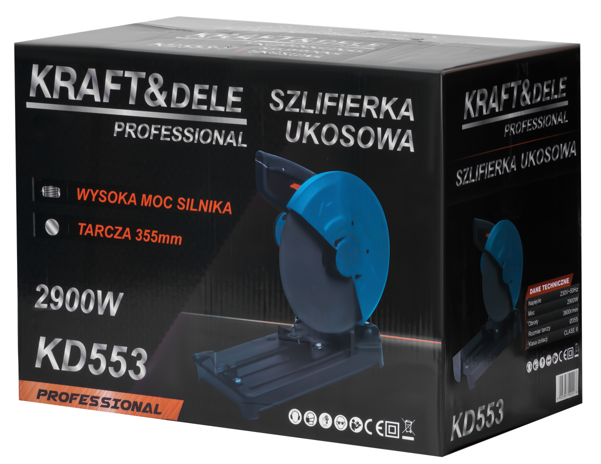 KRAFT&DELE metallilõikesaag 2900 W 230 V KD553 (E14)